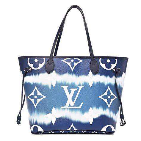 louis vuitton escale neverfull blue|Louis Vuitton LV Monogram Escale Neverfull MM .